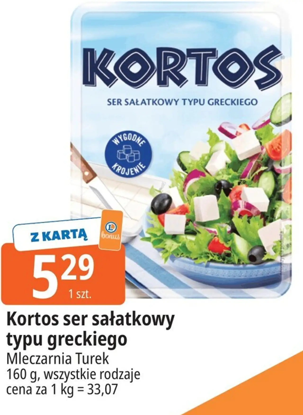 Kortos ser sałatkowy typu greckiego Mleczarnia Turek