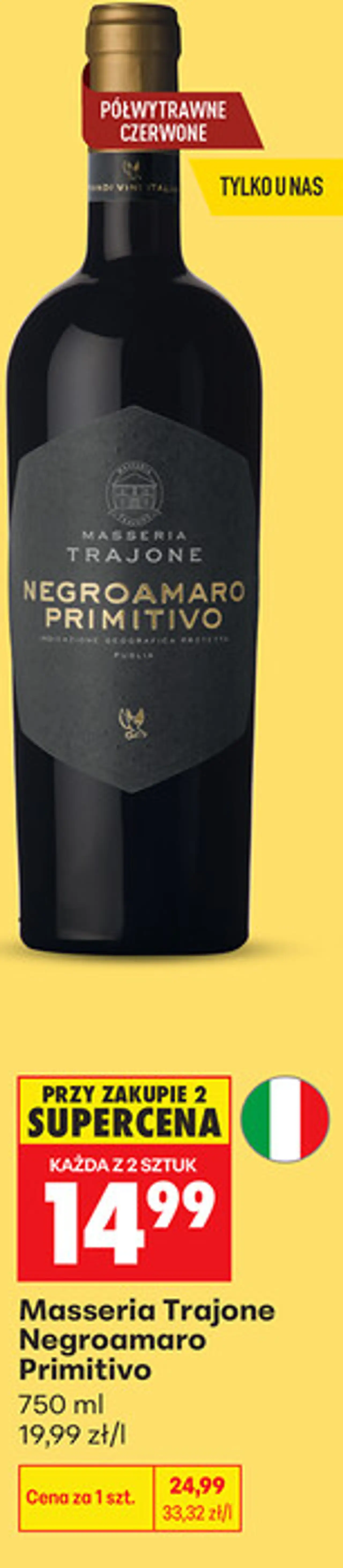 Masseria Trajone Negroamaro Primitivo