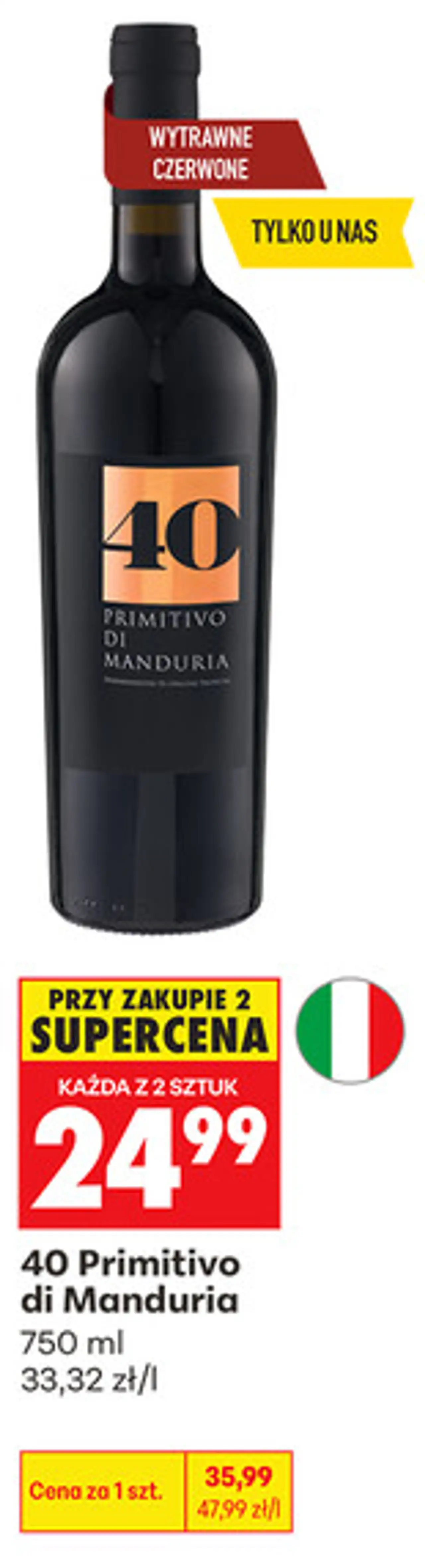40 Primitivo di Manduria