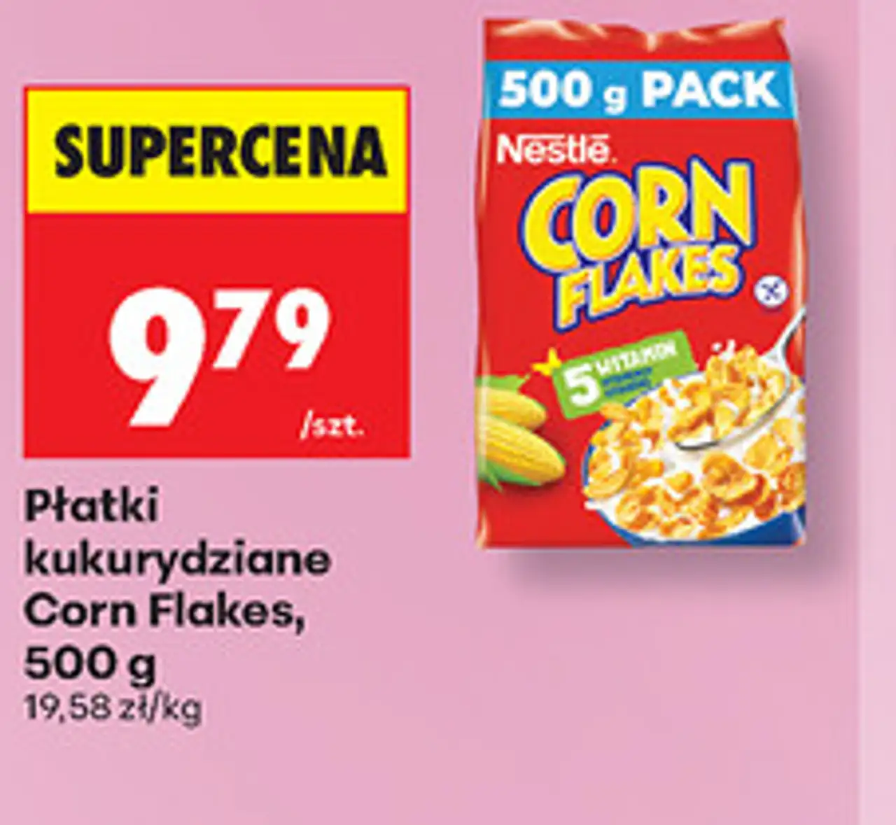 Płatki kukurydziane Corn Flakes, 500 g