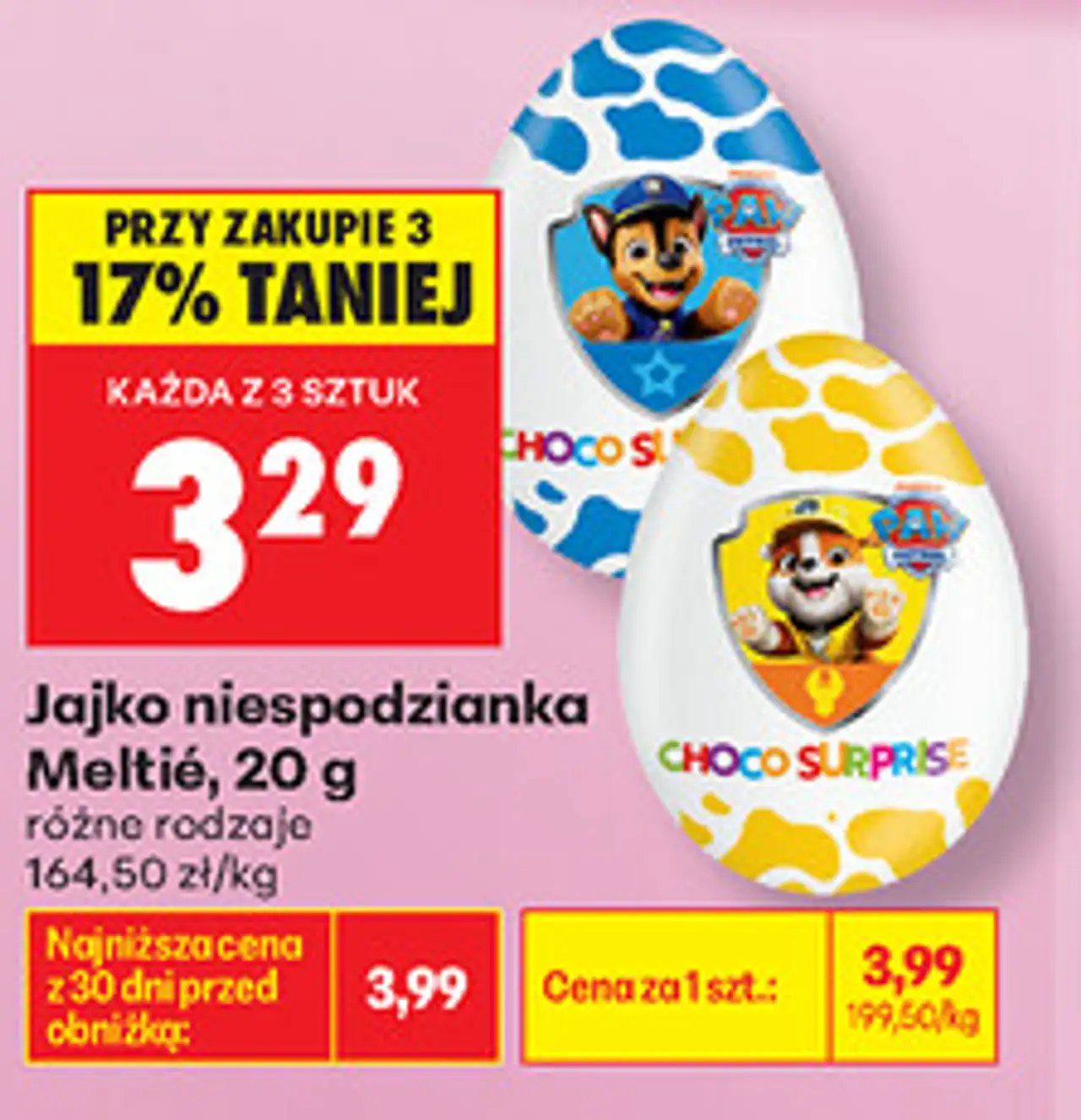 Jajko niespodzianka Meltié, 20 g