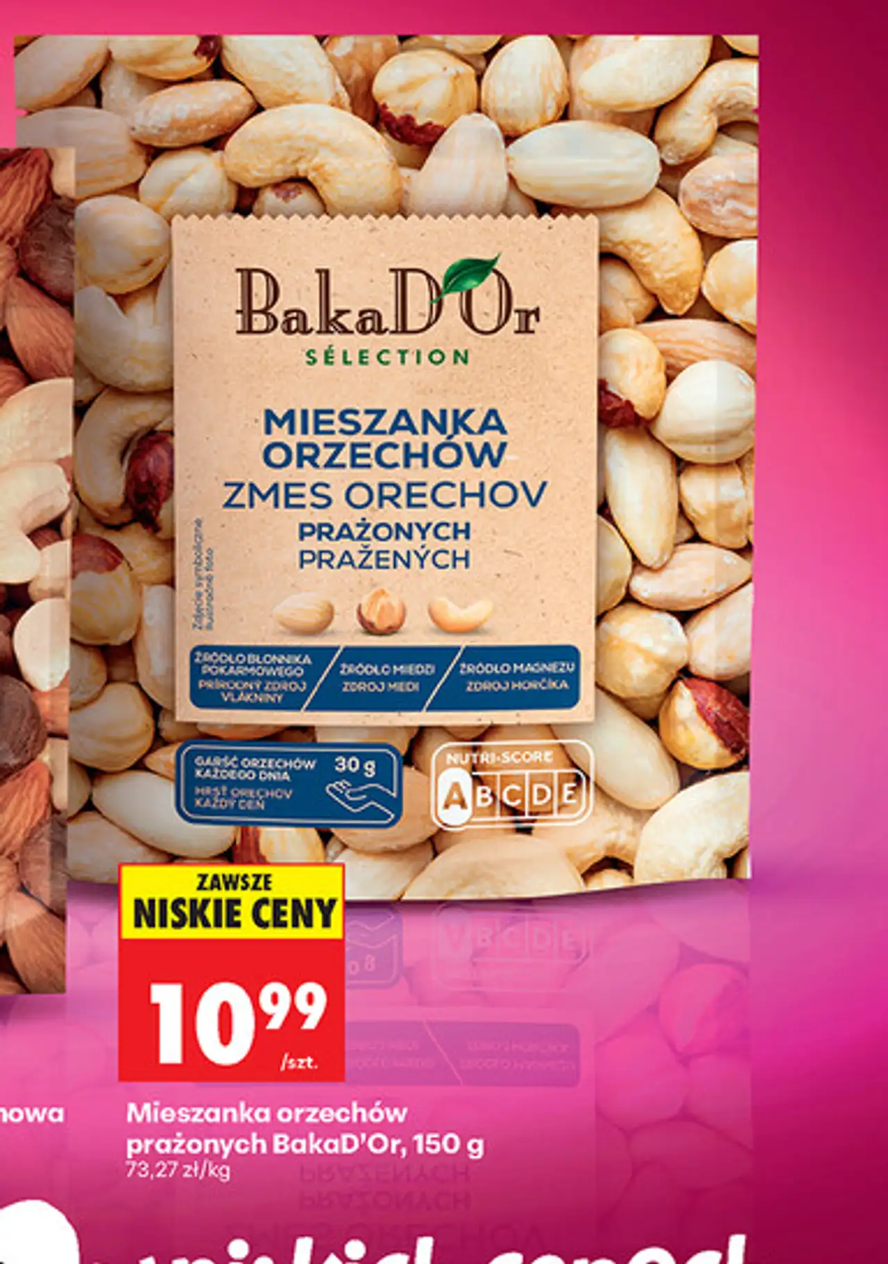 Mieszanka orzechów prażonych BakaD'Or