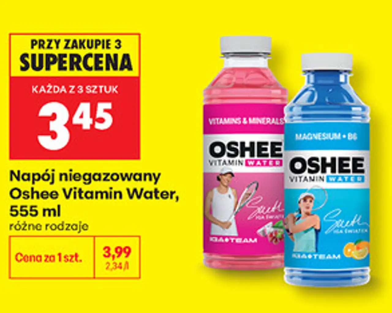 Napój niegazowany Oshee Vitamin Water, 555 ml