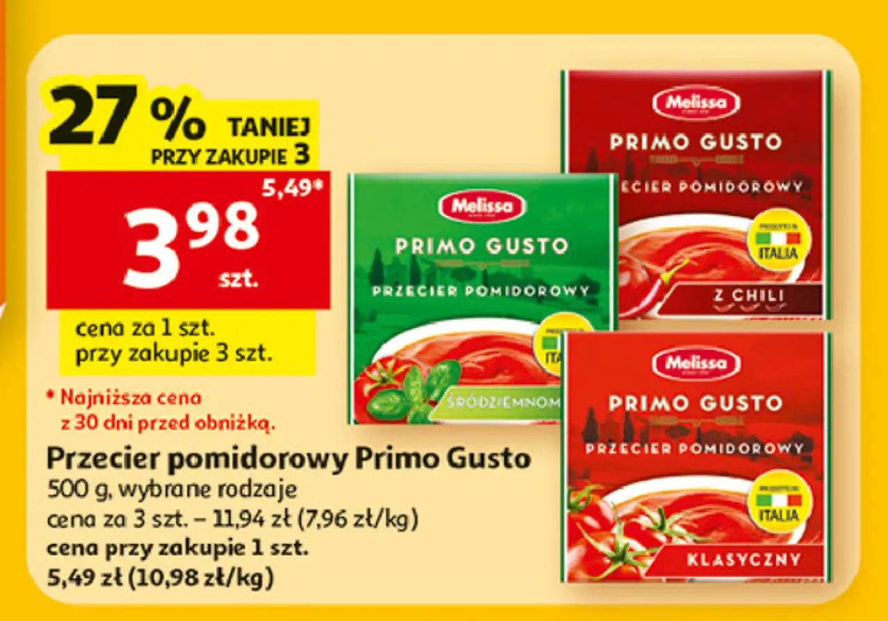 Przecier pomidorowy pikantny Melissa Primo Gusto Tomatera