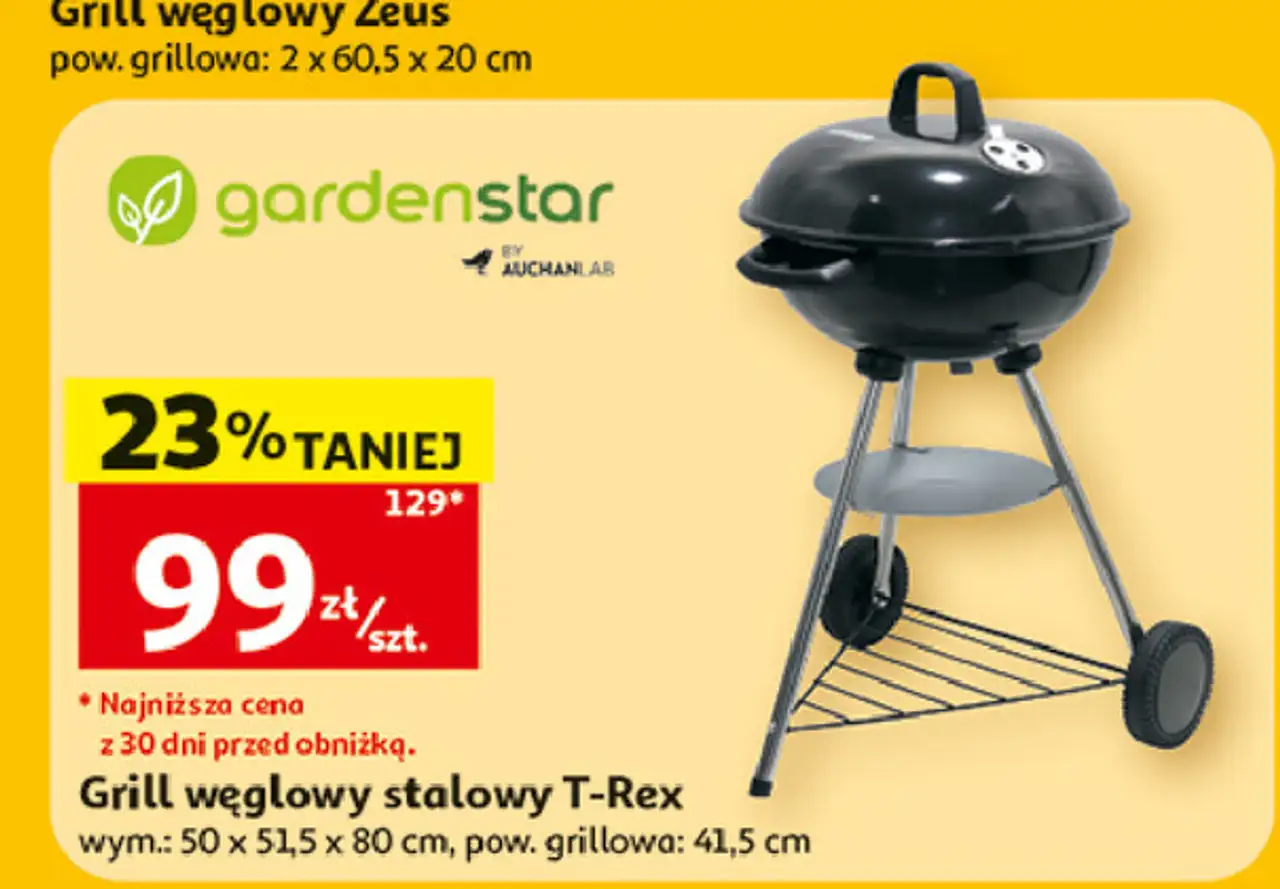 Grill na kółkach t-rex Garden Star