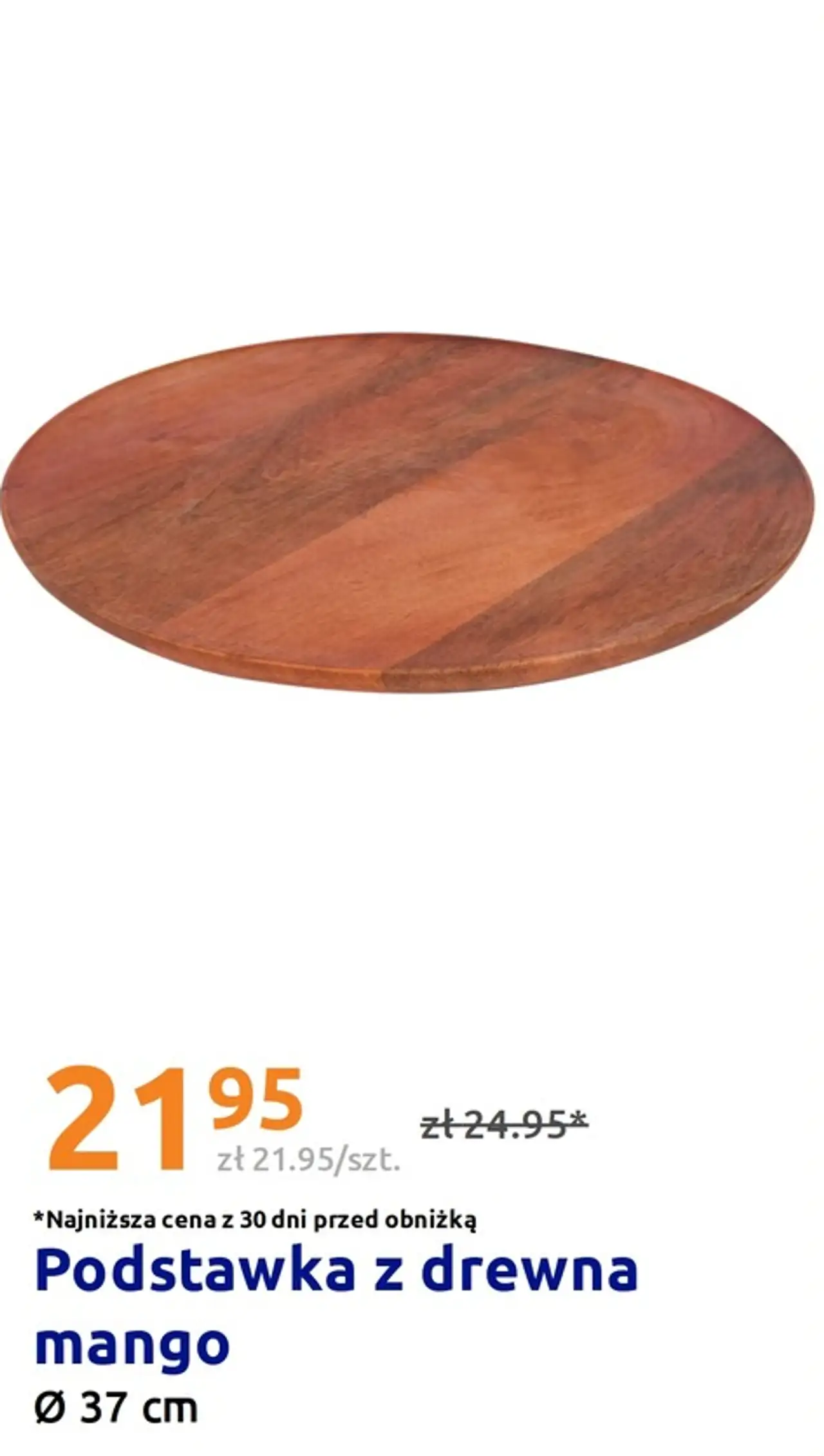 Podstawka z drewna mango