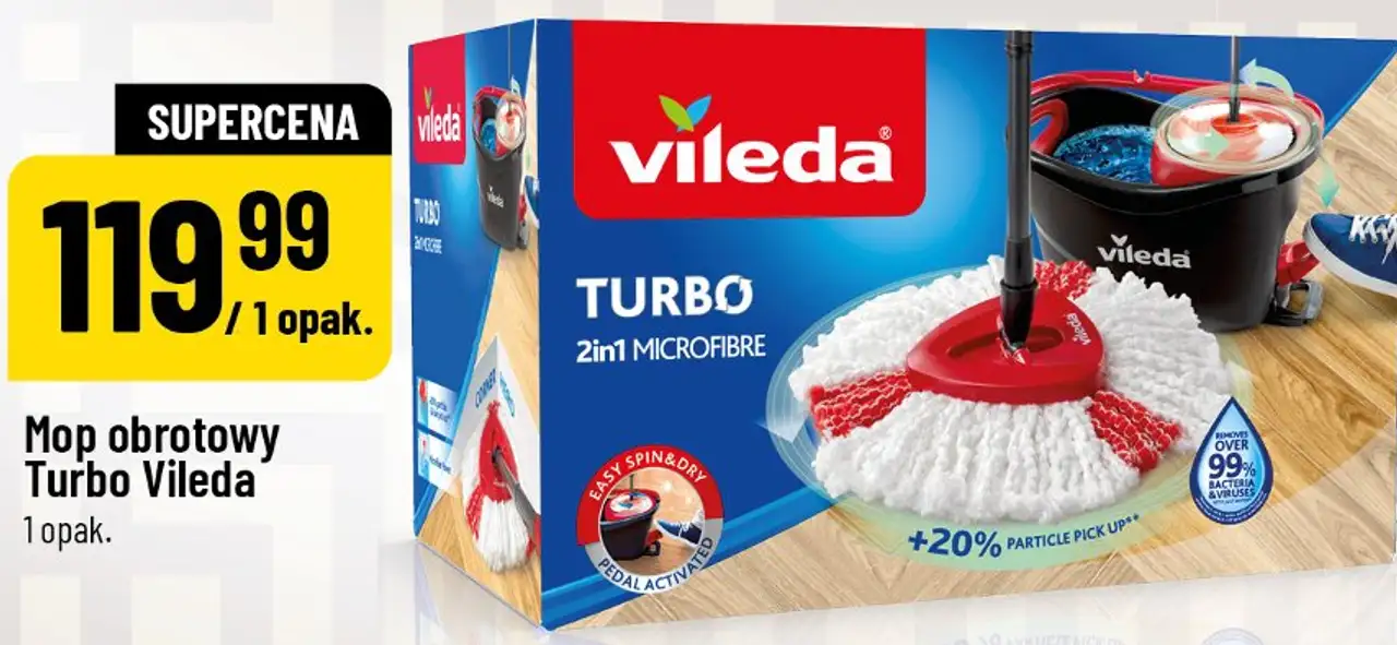 Mop obrotowy Turbo Vileda 1 opak.