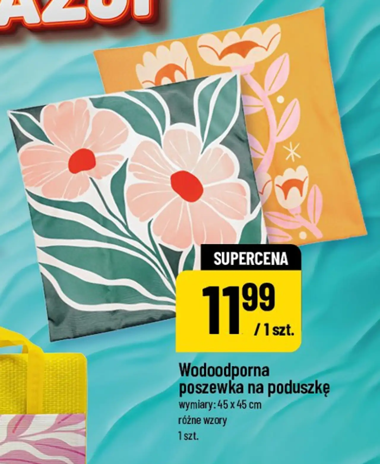Wodoodporna poszewka na poduszkę