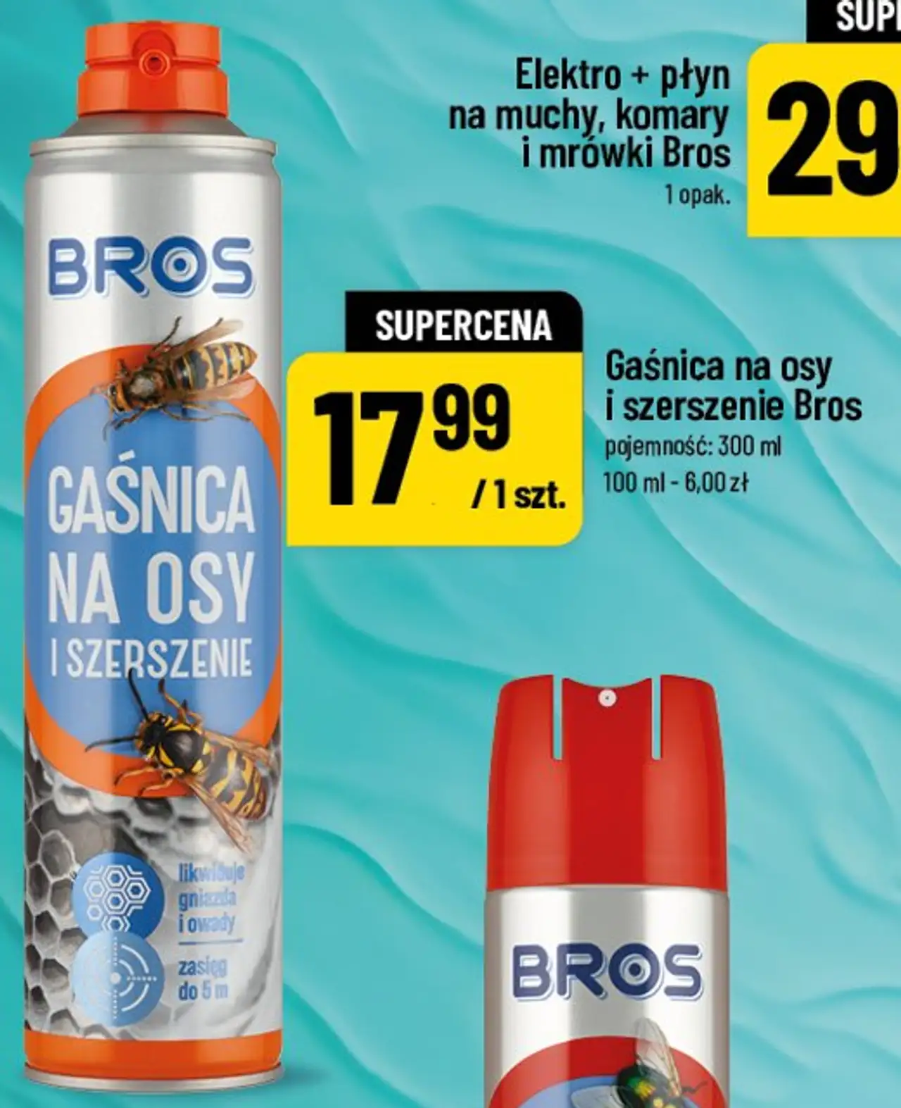 Gaśnica na osy i szerszenie Bros