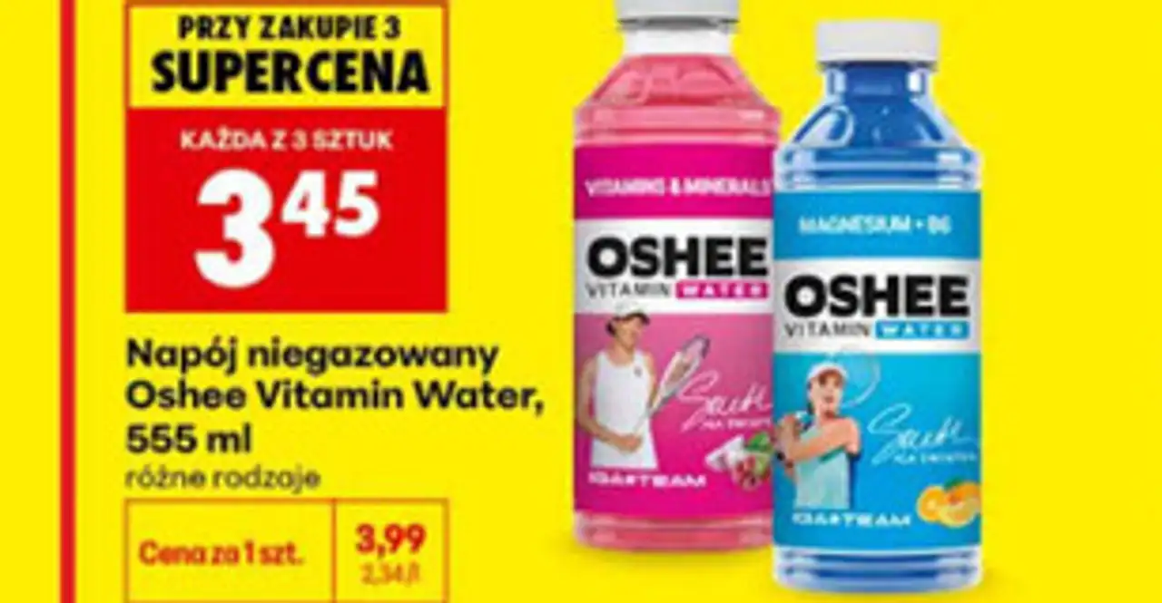 Napój niegazowany Oshee Vitamin Water, 555 ml