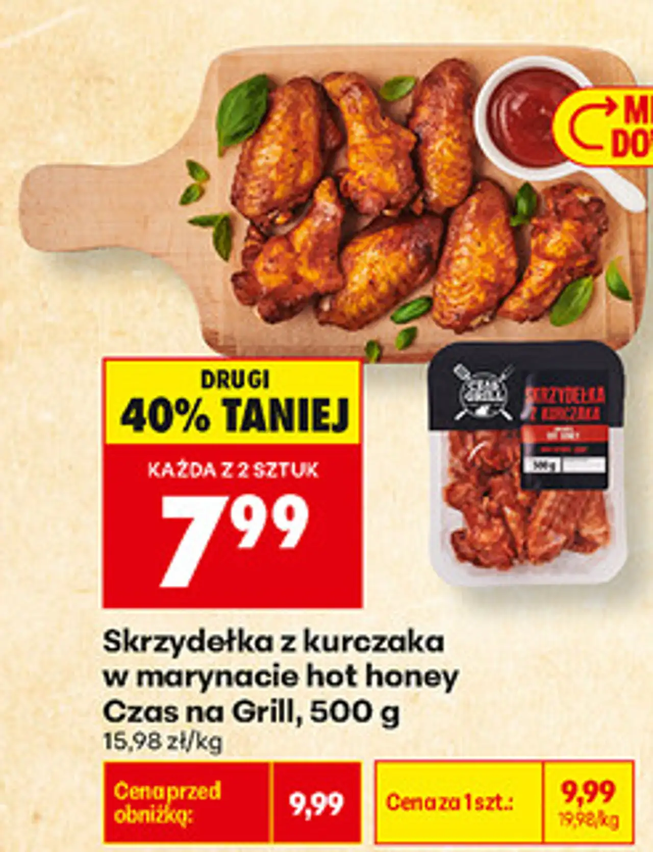 Skrzydełka z kurczaka w marynacie hot honey Czas na Grill