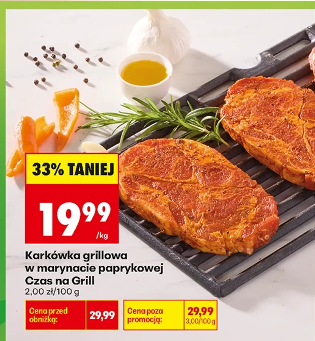 Karkówka grillowa w marynacie paprykowej Czas na Grill
