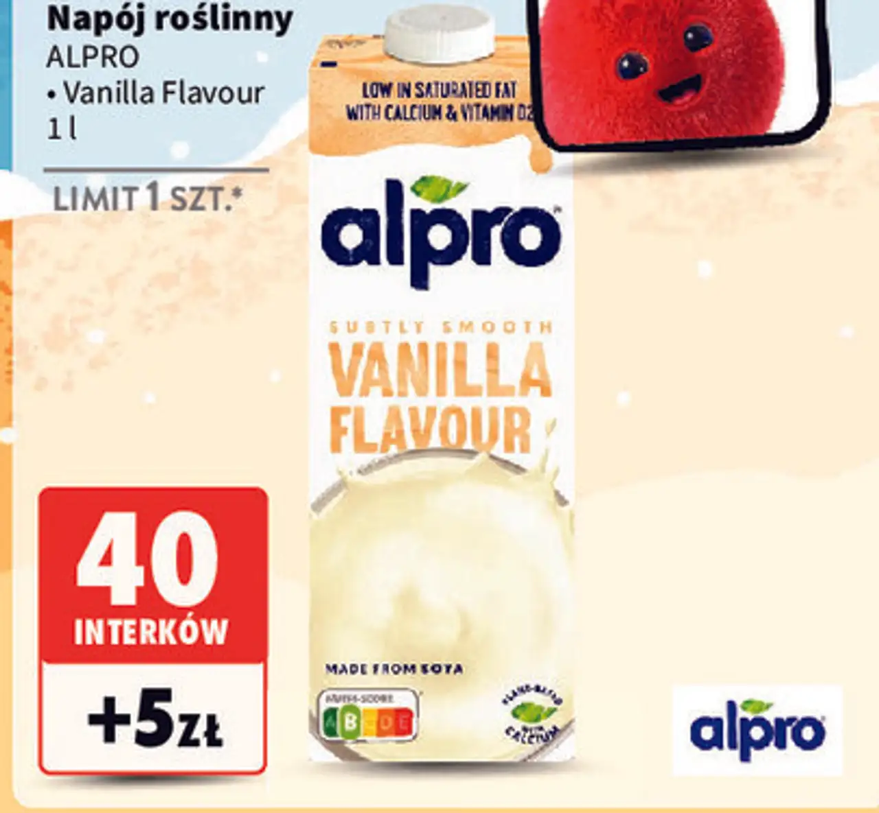 Napój sojowy waniliowy Alpro