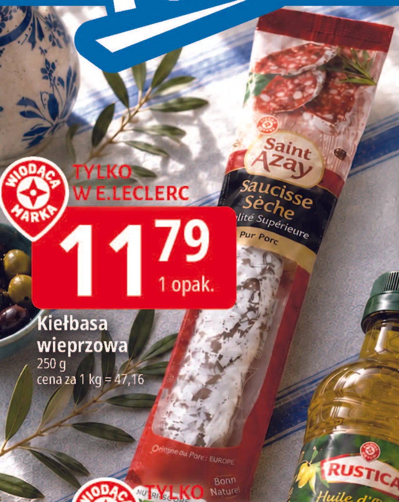 Kiełbasa wieprzowa Saint Azay Saucisse Sèche
