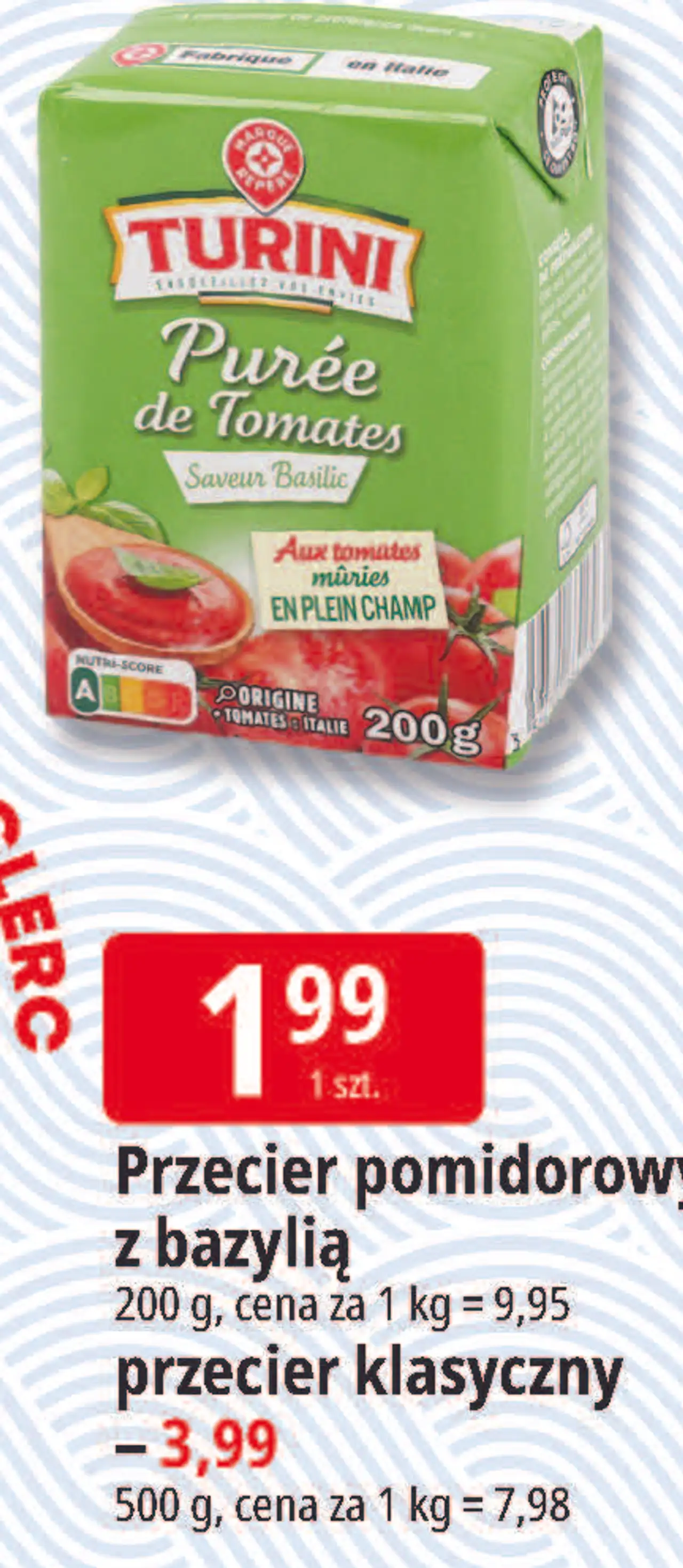Przecier pomidorowy z bazylią / przecier klasyczny Turini
