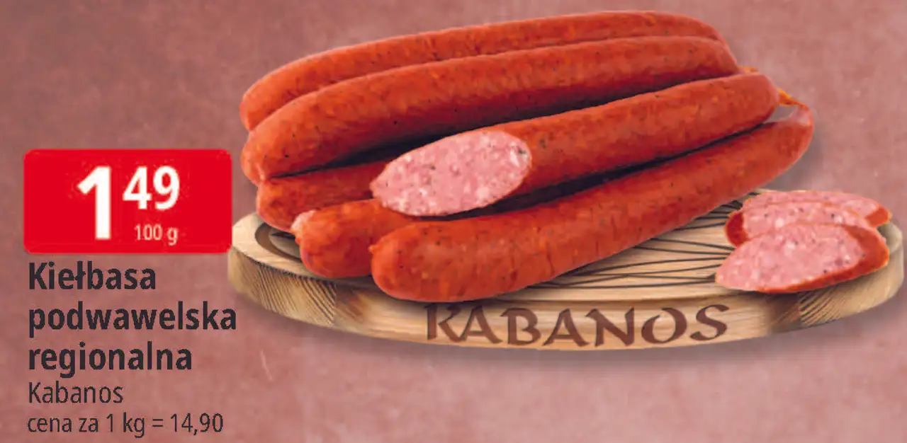 Kabanos Kiełbasa podwawelska regionalna