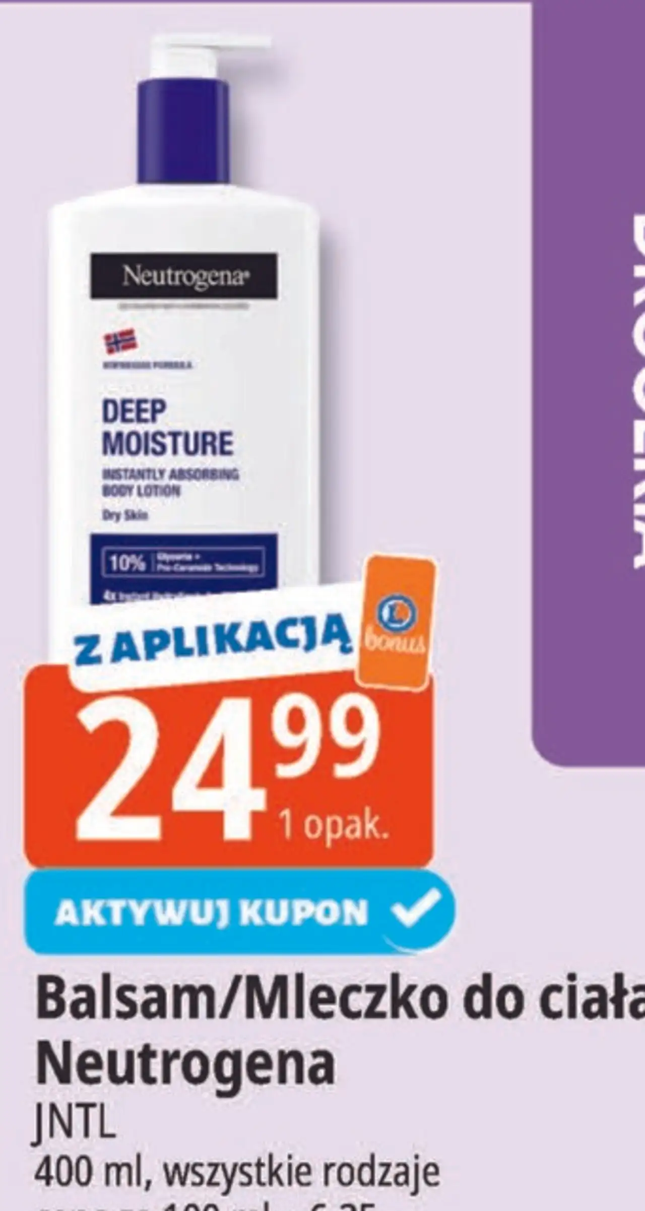 Balsam/Mleczko do ciała Neutrogena