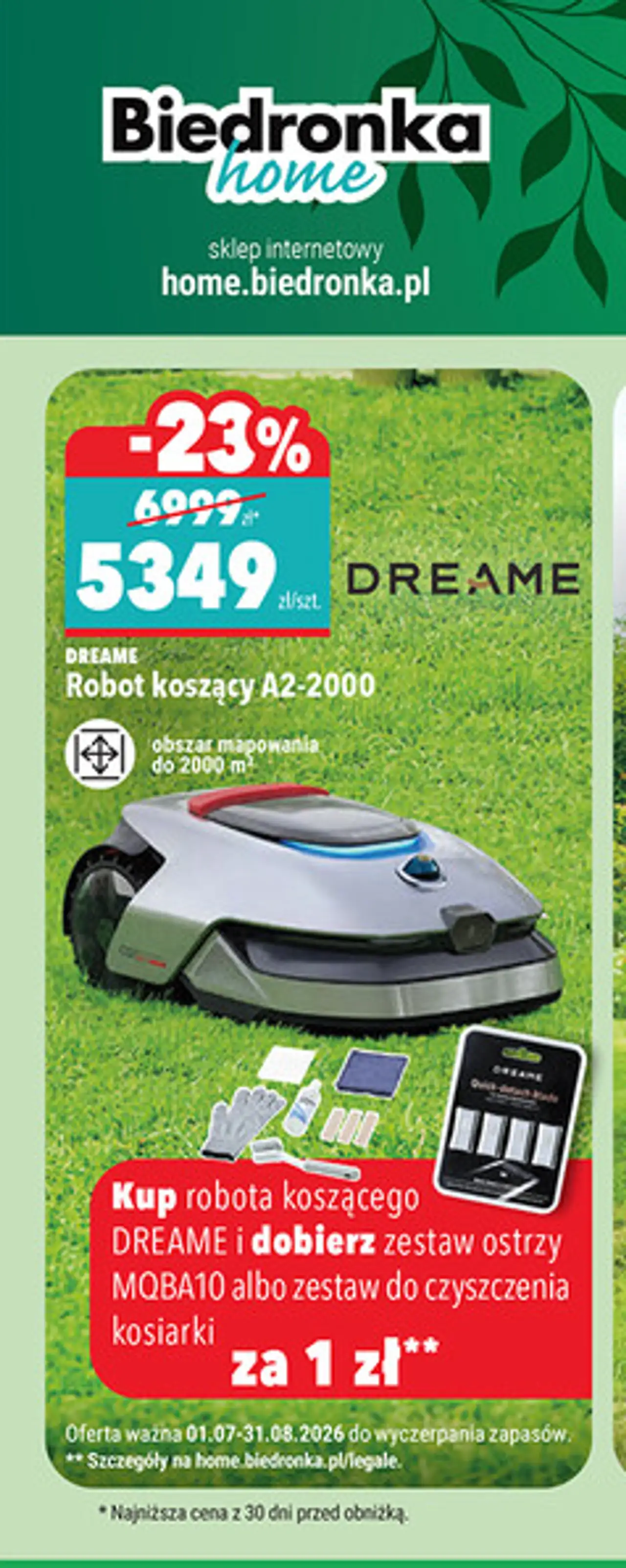 DREAME Robot koszący A2-2000