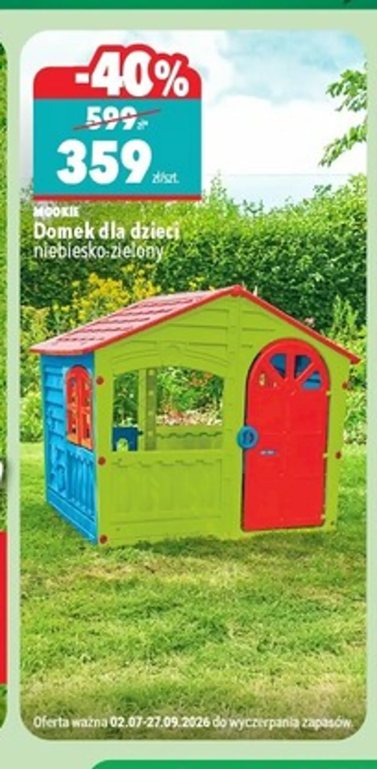 Domek dla dzieci house of fun 140 x 111 115 cm Mookie
