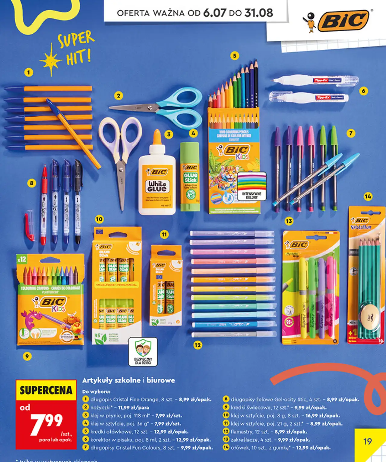 BIC Artykuły szkolne i biurowe