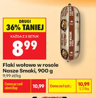 - Flaki wołowe w rosole Nasze Smaki - Biedronka