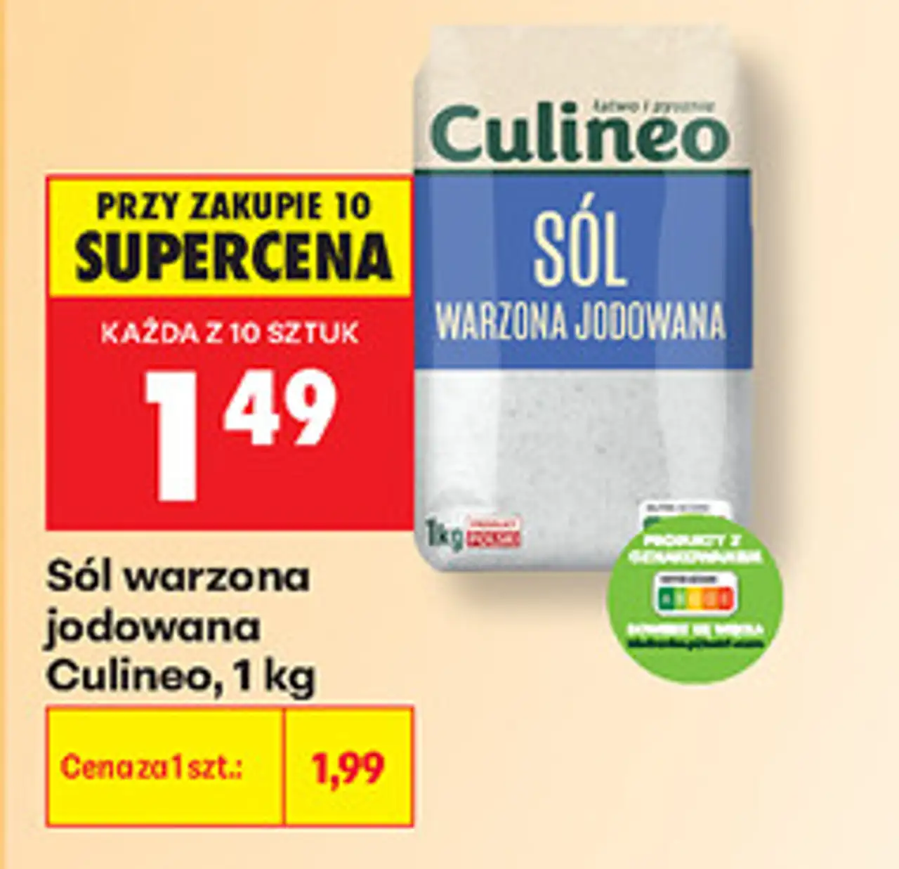 Sól warzona jodowana Culineo