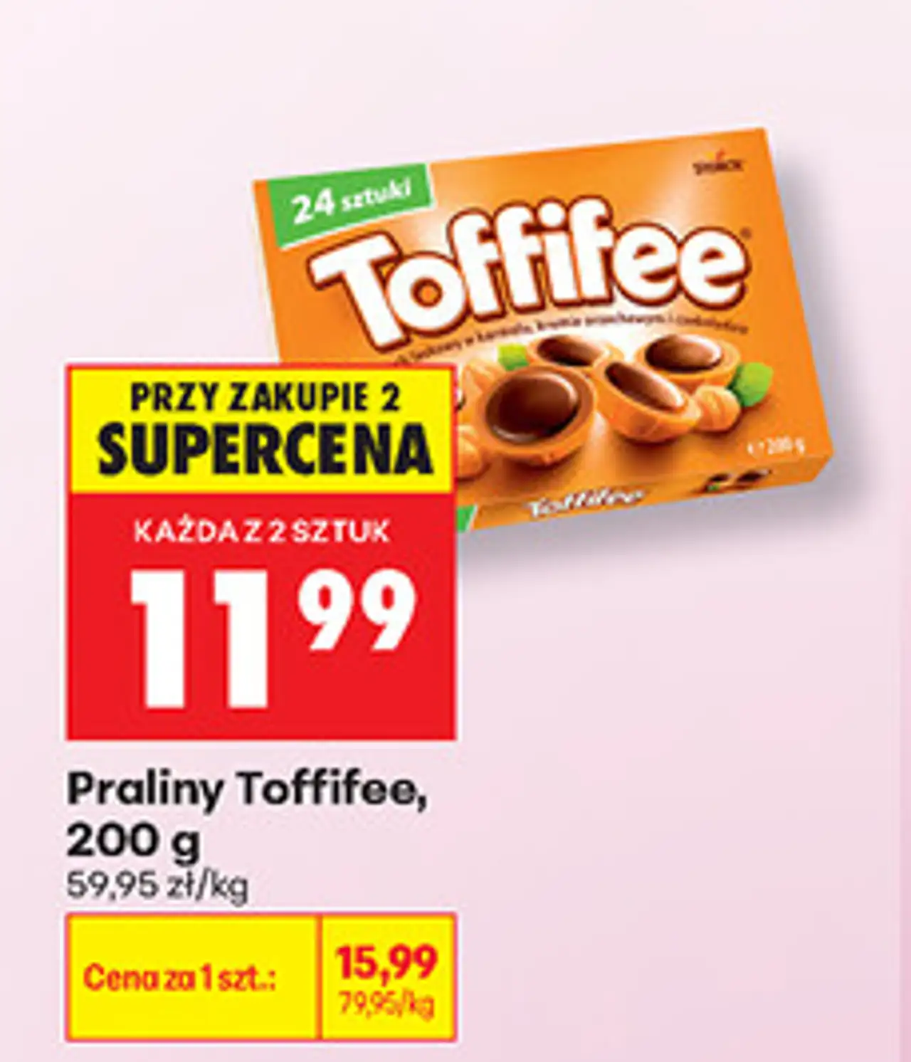 Praliny Toffifee, 200 g
