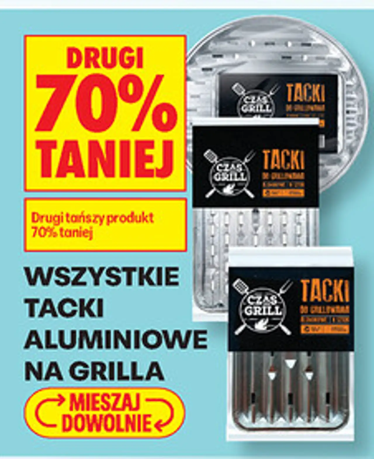 Wszystkie tacki aluminiowe na grilla Czas na Grill