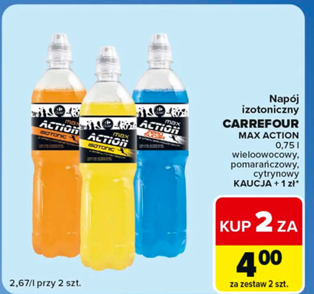 Napój cytrynowy Carrefour Classic