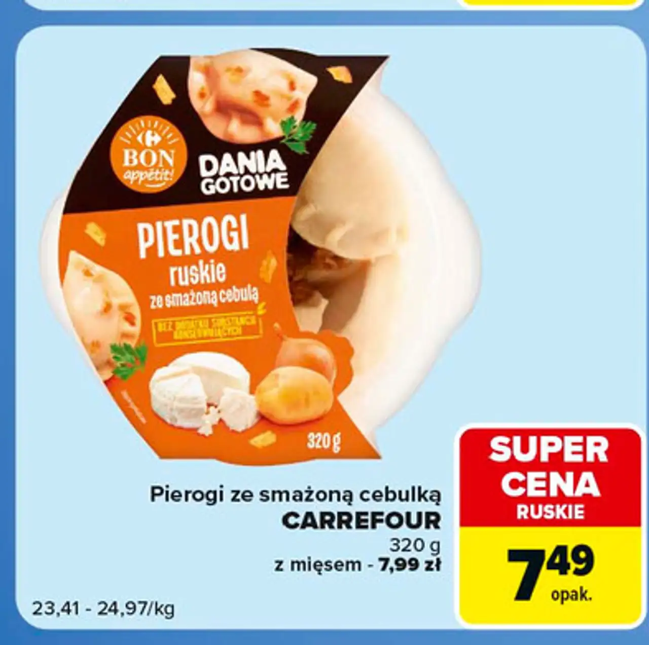 Pierogi ruskie Carrefour Bon Appetit!