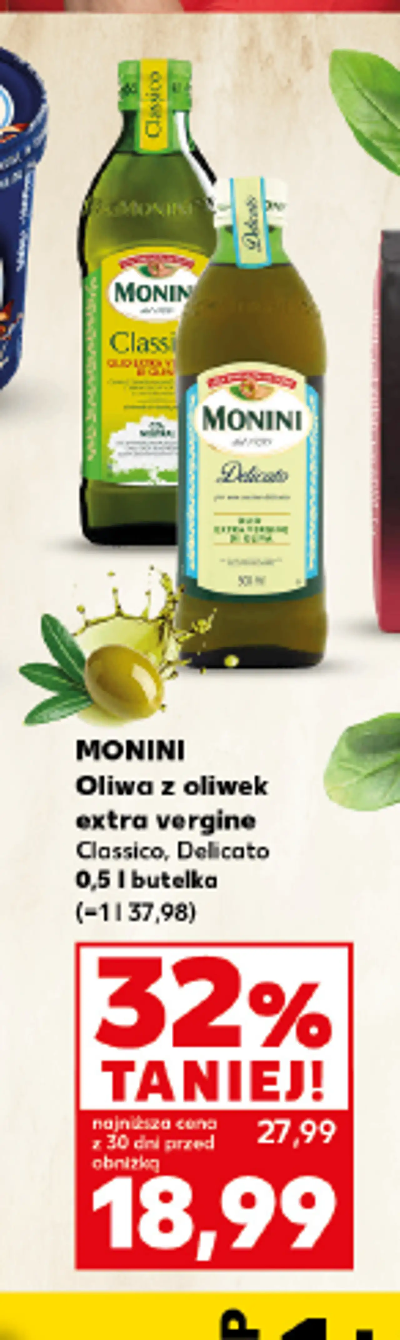 Monini Oliwa z oliwek extra vergine Classico, Delicato
