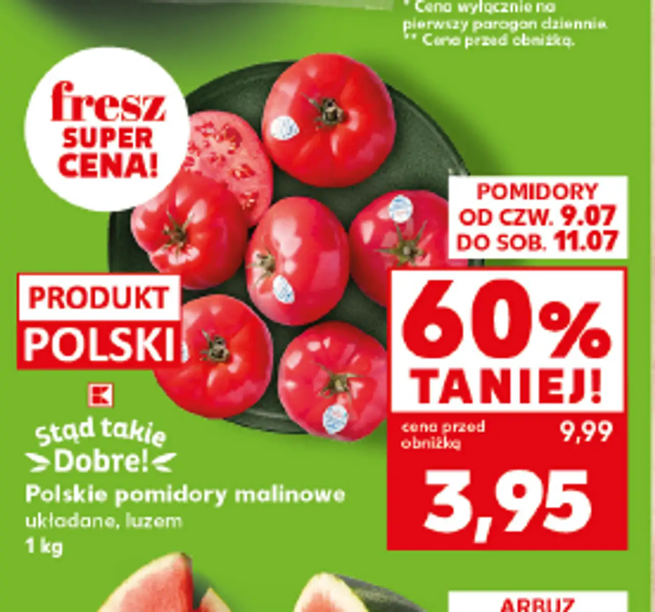 Stąd takie Dobre! Polskie pomidory malinowe układane, luzem