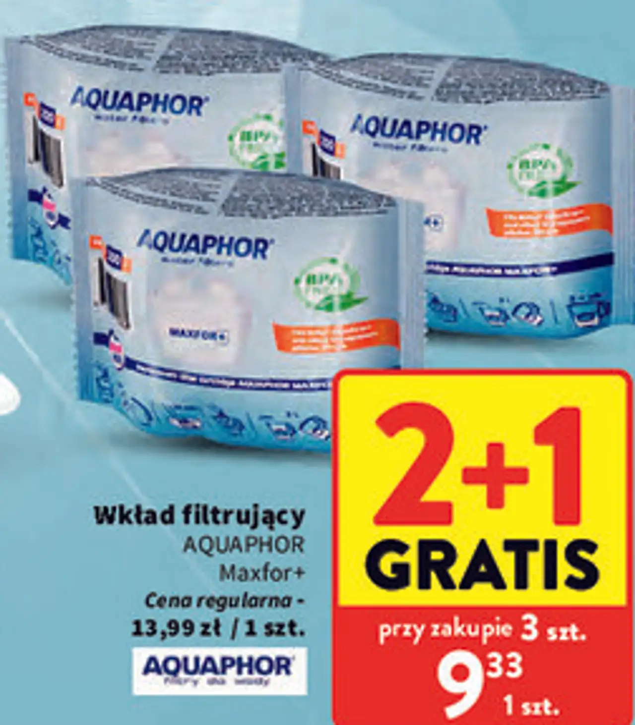 Wkład filtrujący AQUAPHOR Maxfor+