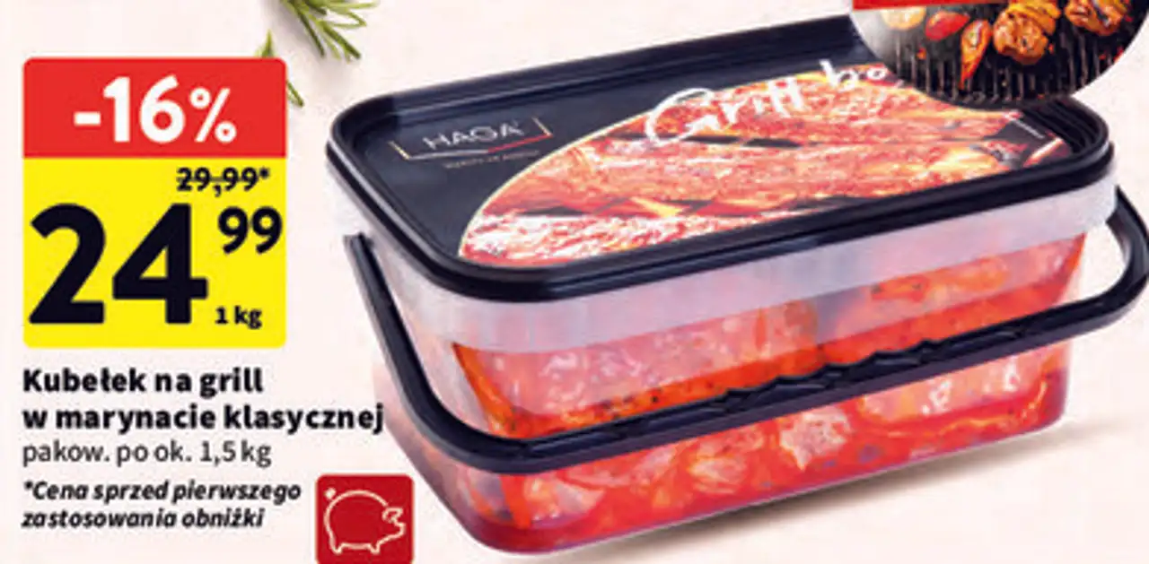 Haga Kubełek na grill w marynacie klasycznej