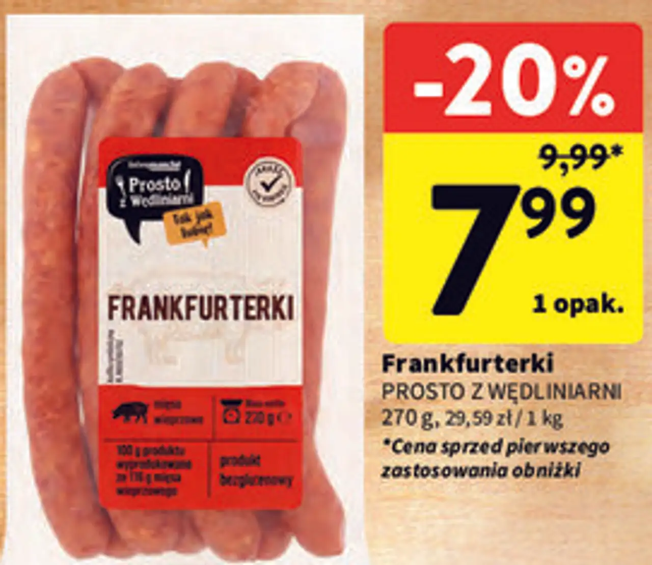 Frankfurterki PROSTO Z WĘDLINIARNI