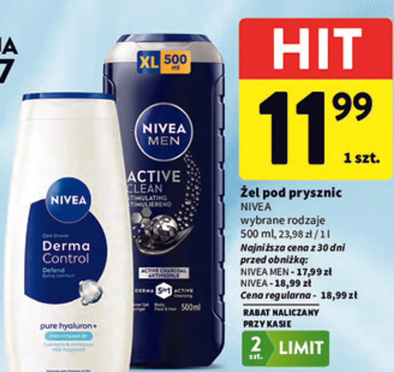Żel pod prysznic NIVEA