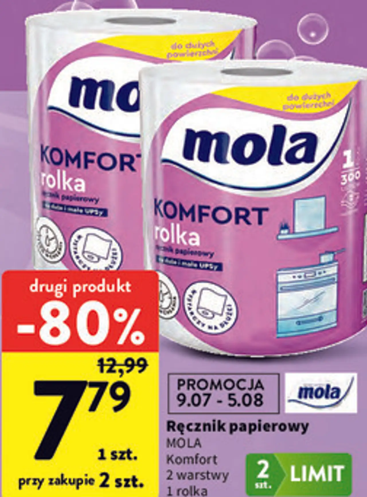 Mola Komfort rolka Ręcznik papierowy