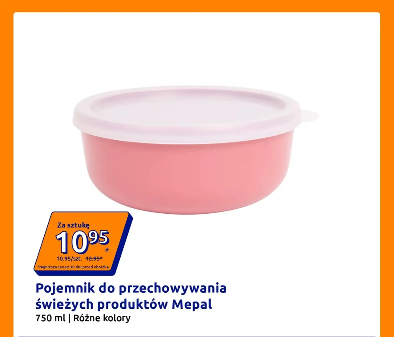 Pojemnik do przechowywania świeżych produktów Mepal 750 ml