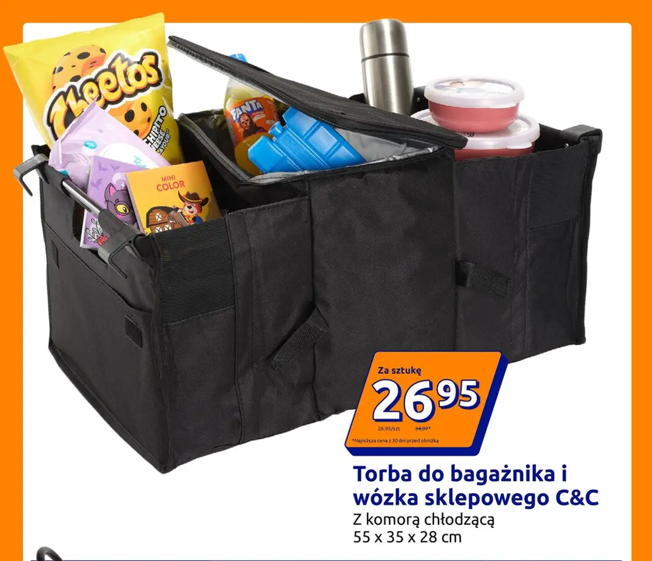 Torba do bagażnika i wózka sklepowego C&C