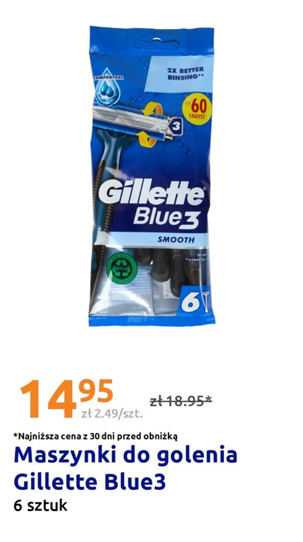 Maszynki do golenia Gillette Blue3