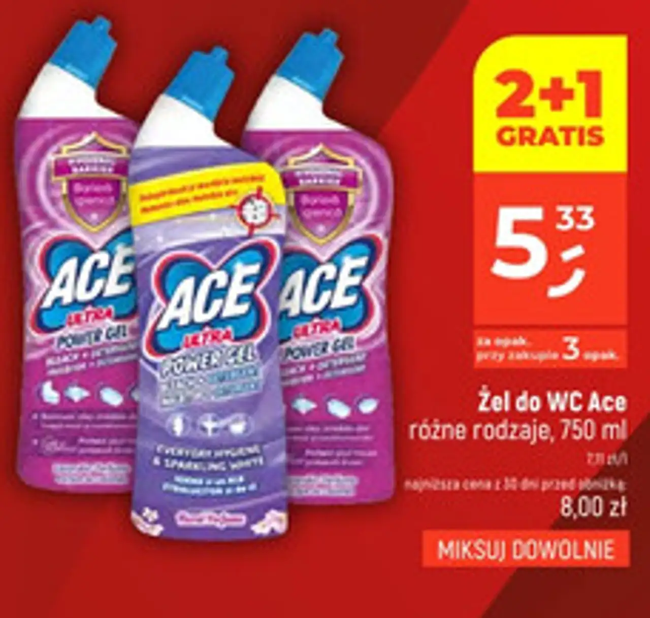 Żel do WC Ace