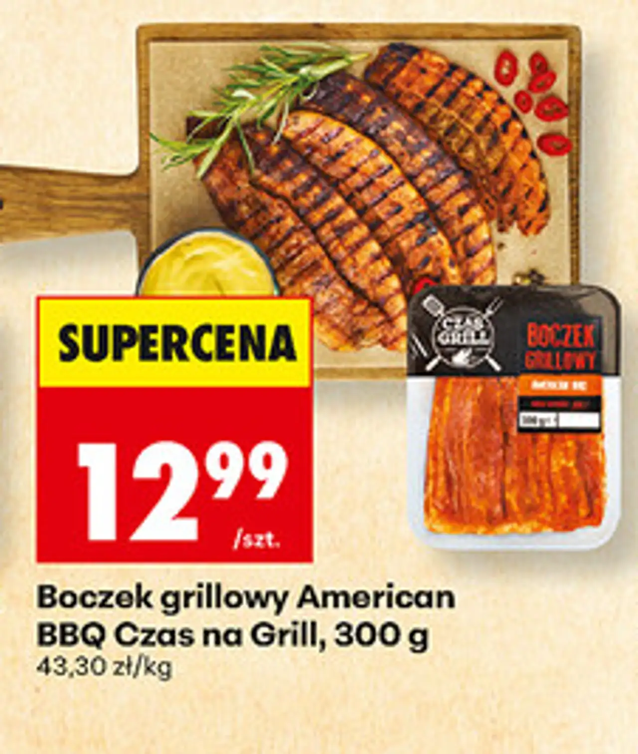 Boczek grillowy American BBQ Czas na Grill
