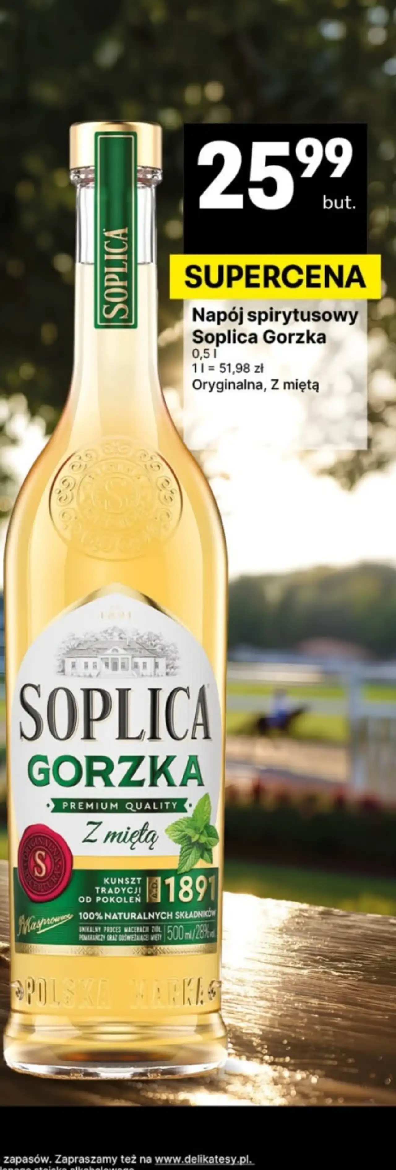 Soplica Gorzka Napój spirytusowy