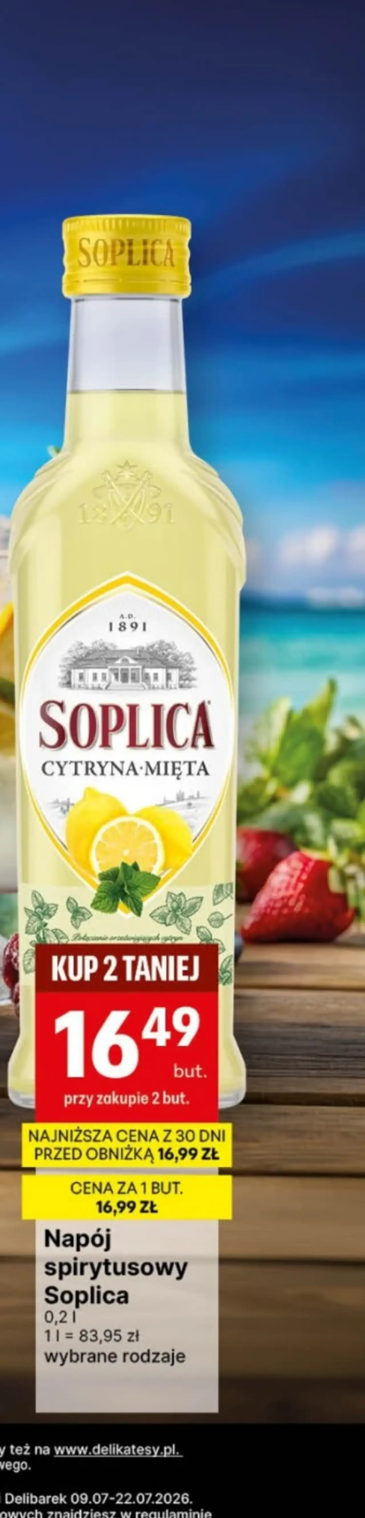 Napój spirytusowy Soplica