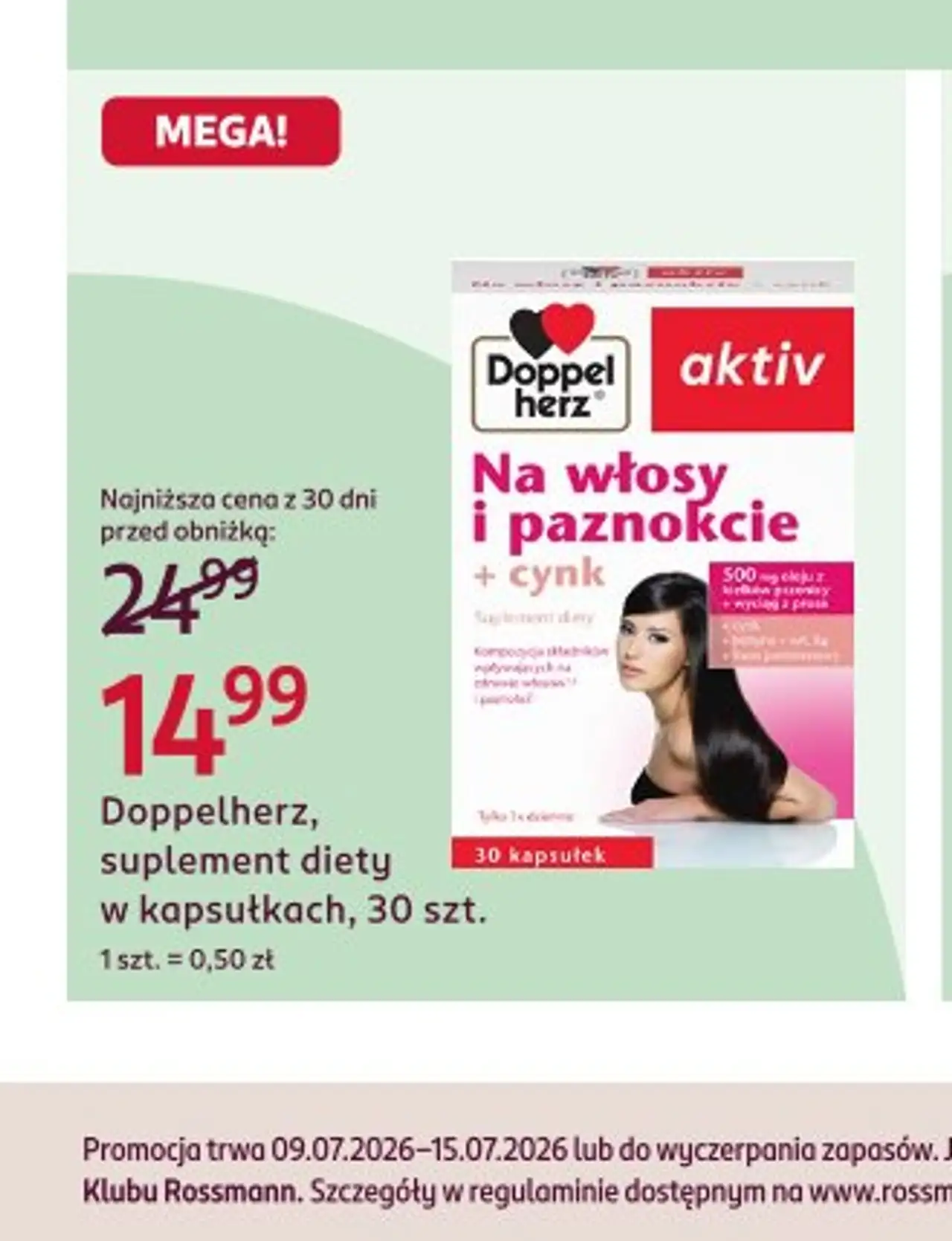 Doppelherz, suplement diety w kapsułkach, 30 szt.