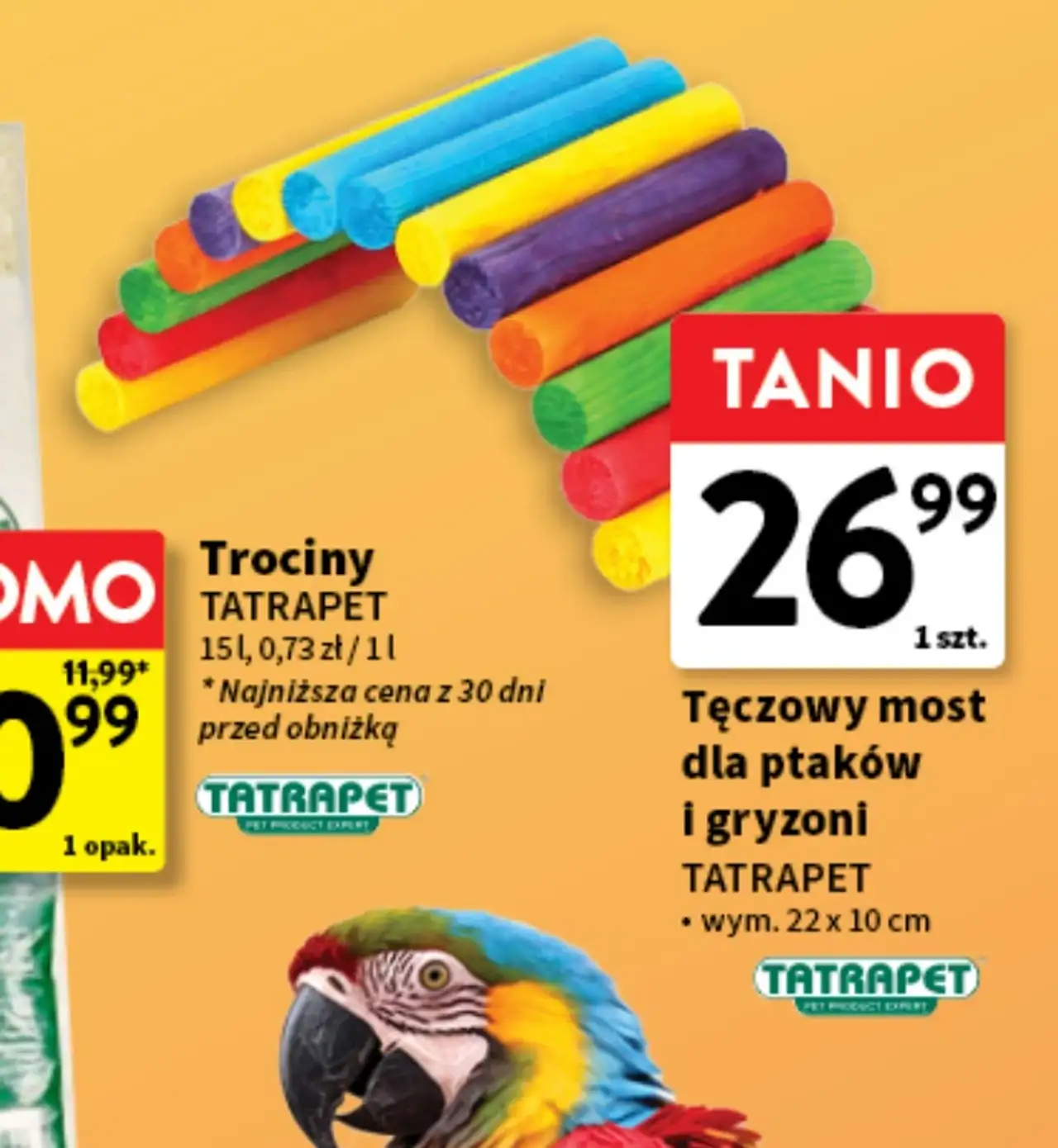Tęczowy most dla ptaków i gryzoni TATRAPET