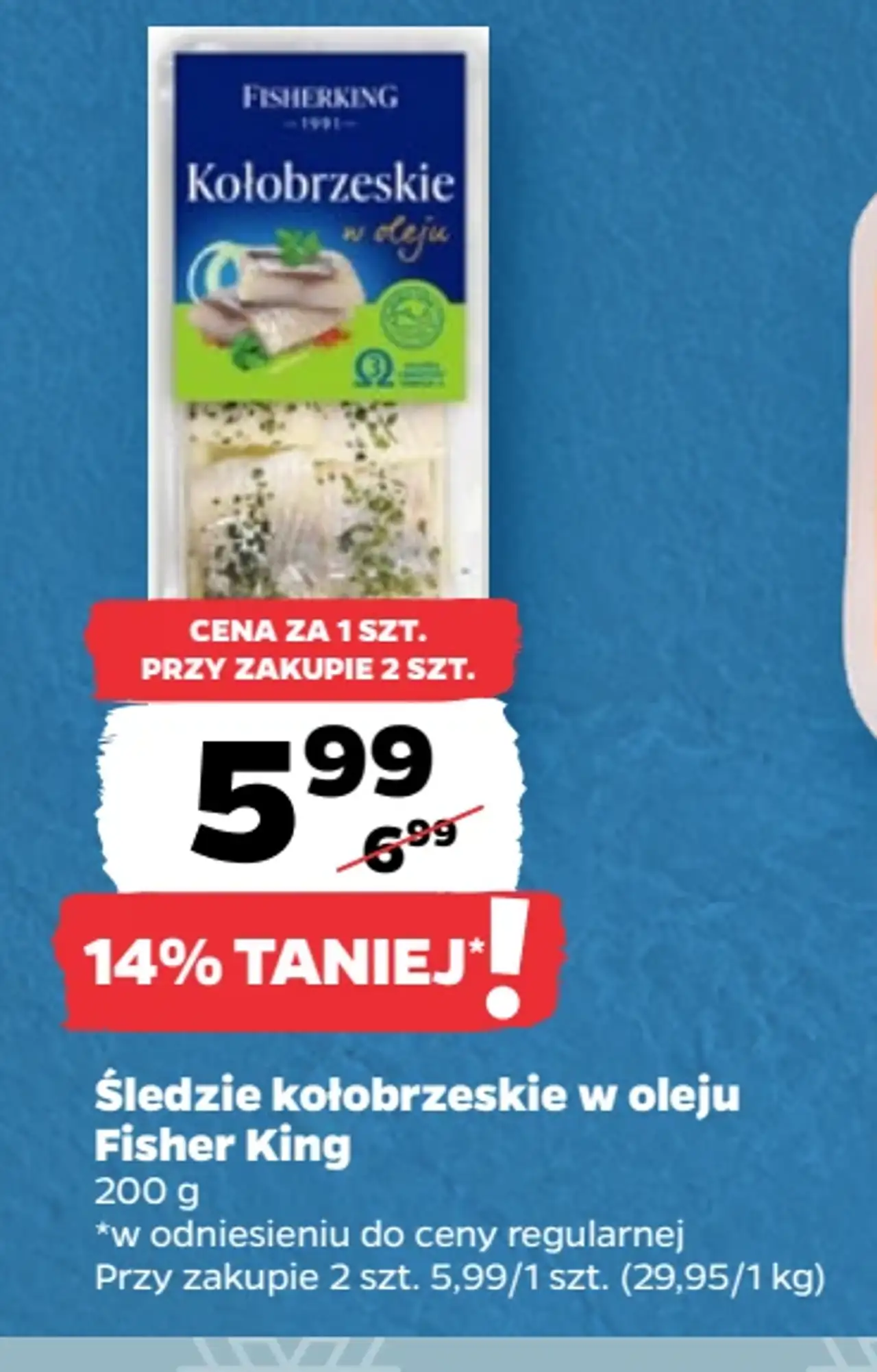 Śledzie kołobrzeskie w oleju Fisher King
