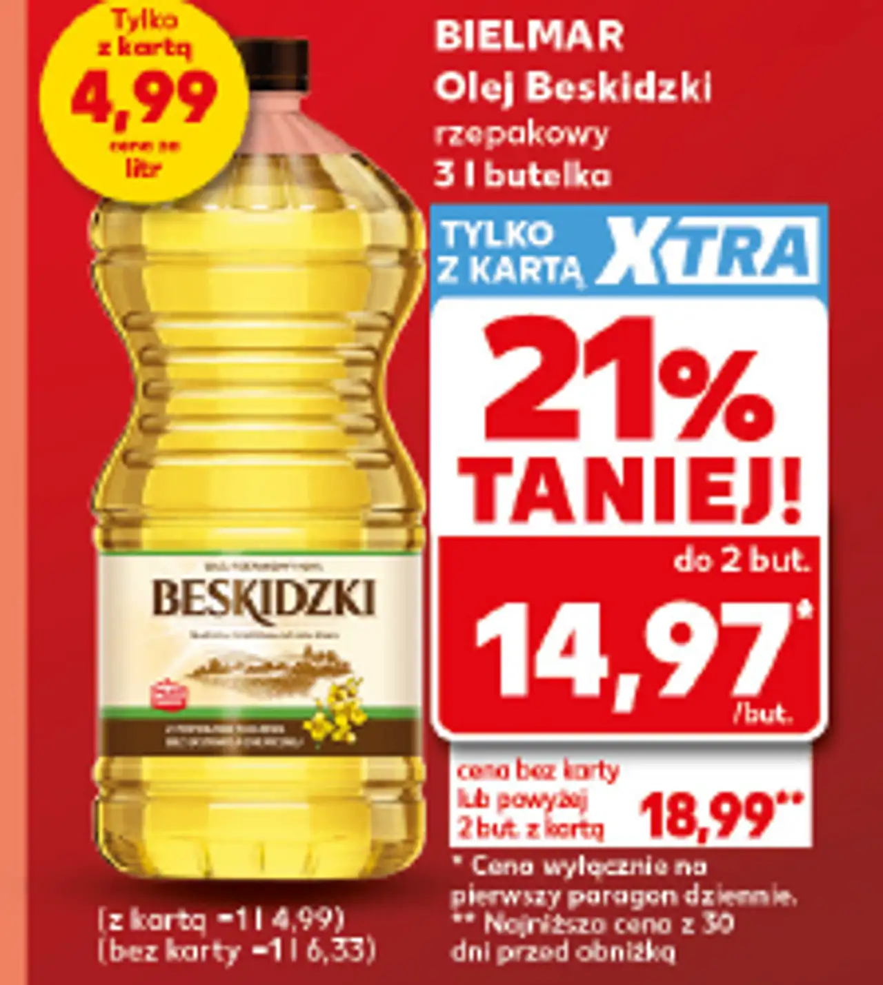 Bielmar Olej Beskidzki rzepakowy