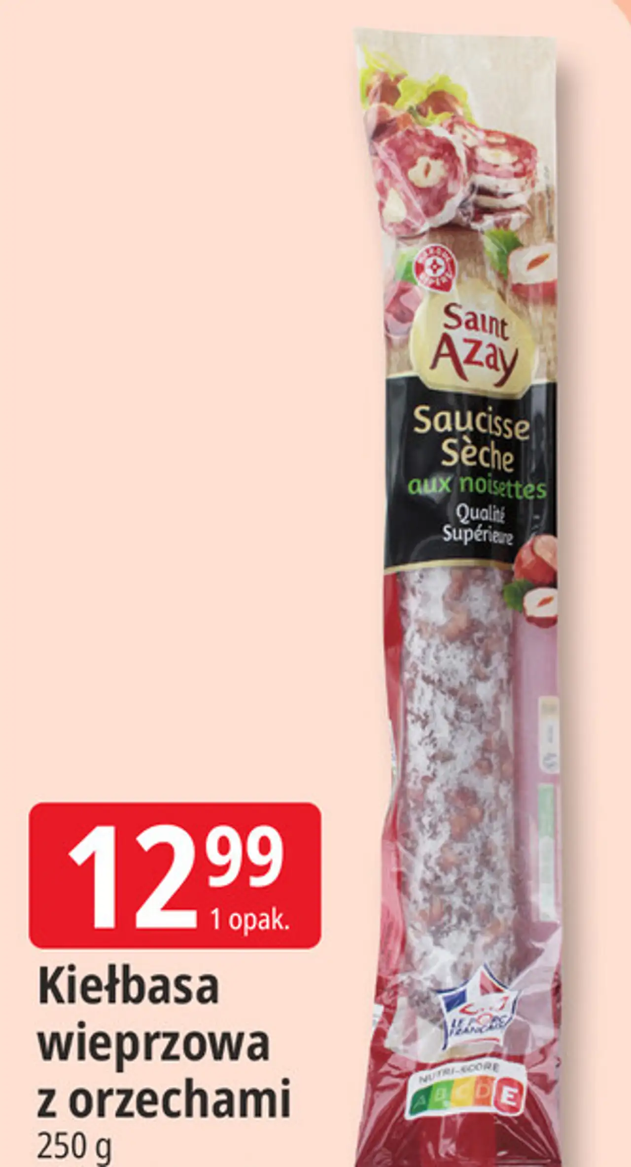 Kiełbasa wieprzowa z orzechami Saint Azay