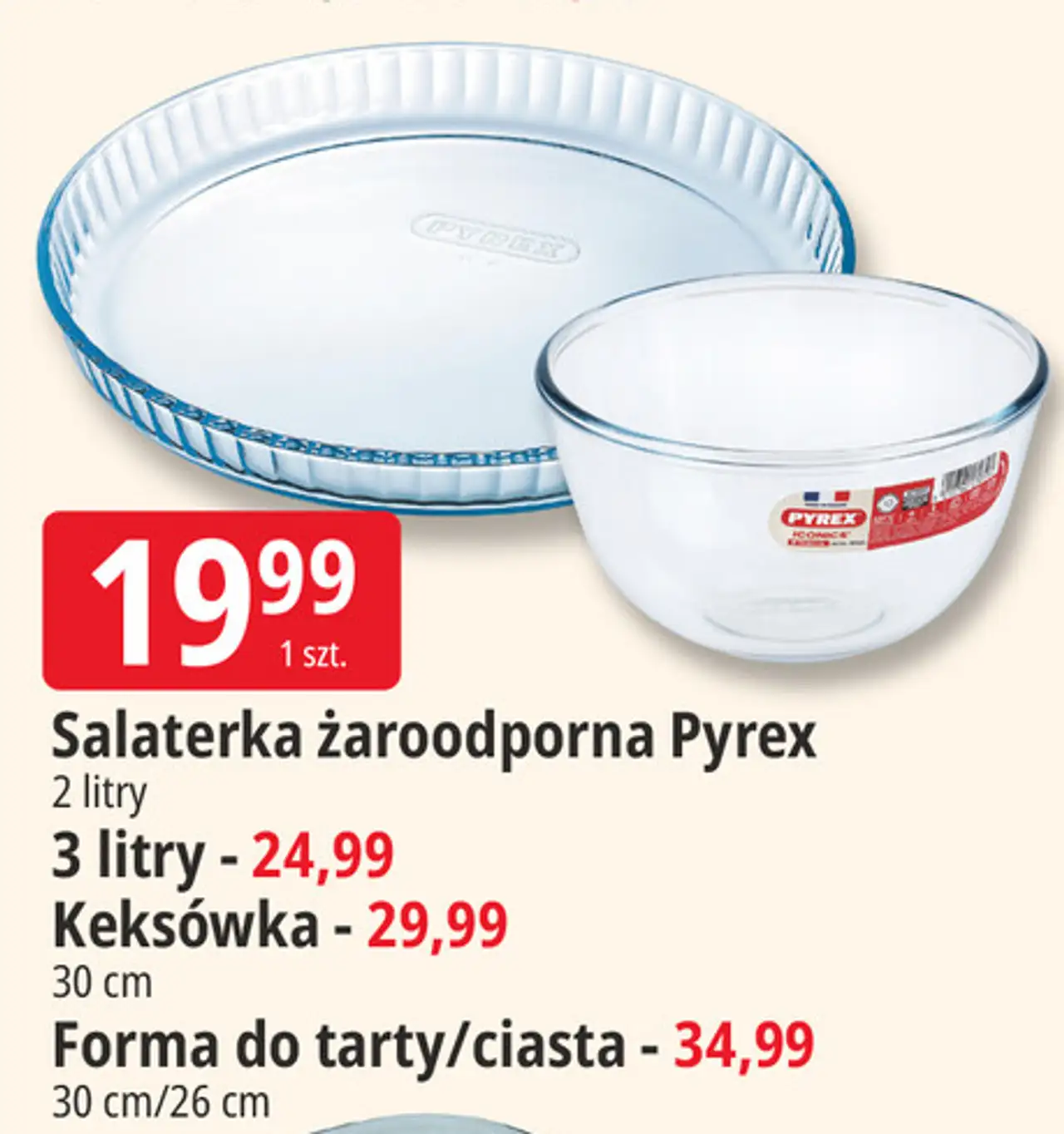Salaterka żaroodporna Pyrex
